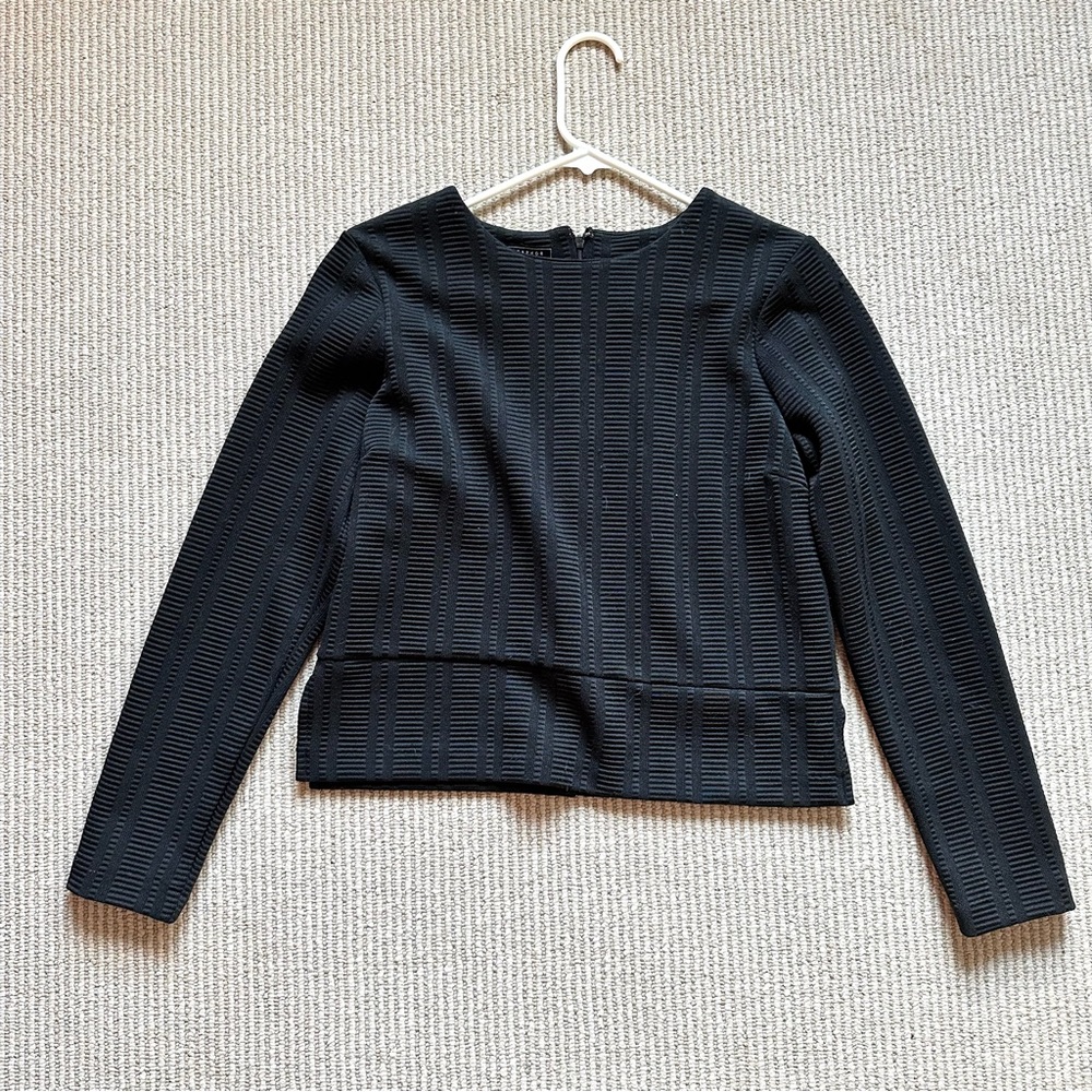 3 for $10 Metaphor Textured Long Sleeve Blouse Size S